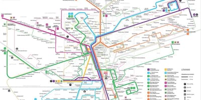 地图卢森堡地铁