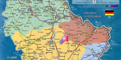 地图卢森堡的旅游景点地图